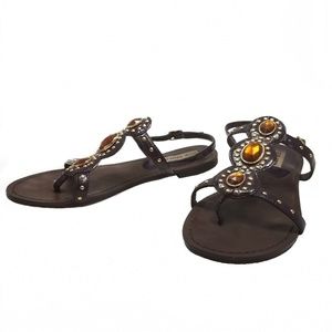 Steve Madden Jeweled Sandals (SA9)
